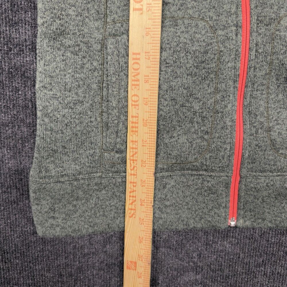 The North Face Crescent Women's Large Full Zip Sweater Fleece Jacket Green Coral - Picture 12 of 14
